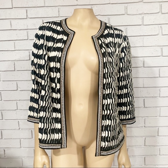 Chico’s Travelers Pleated Open Front Blazer - Picture 11 of 11